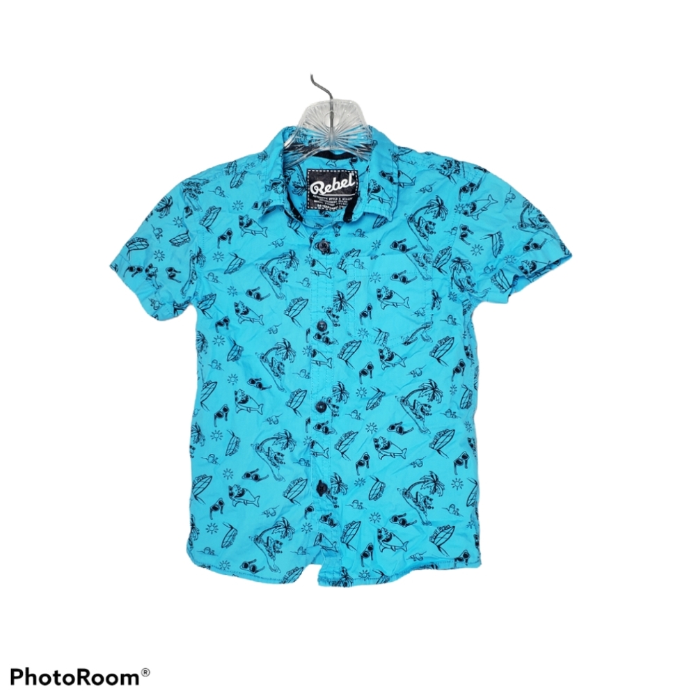 Blue Rebel Surfer Shirt
